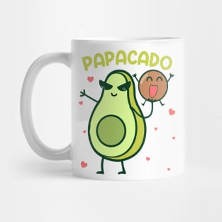 Papacado Pregnancy Announcement Girl Gift For Men Father day Mug